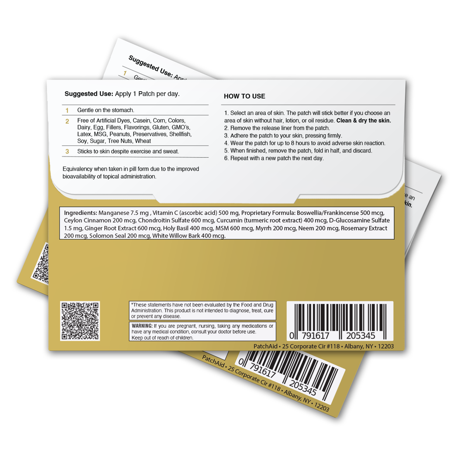 Joint & Bone Health Patch Pack