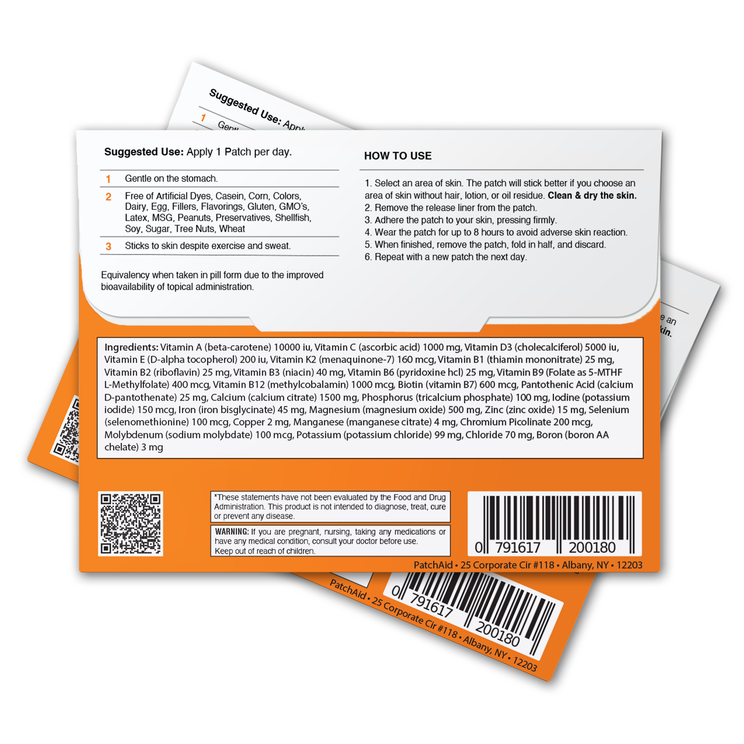 Duodenal Switch Vitamin Patch Pack