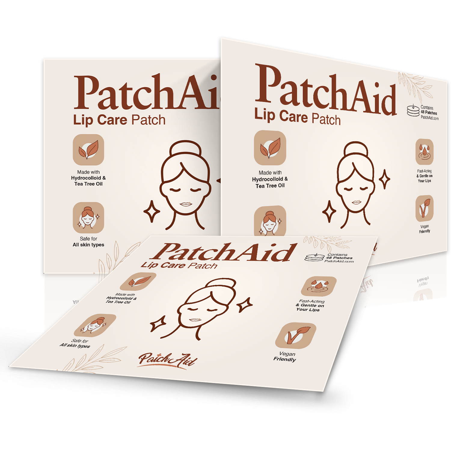 Lip Care Patch – 48 Hydrocolloid Patches with Tea Tree Oil