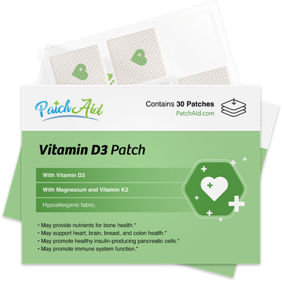 Vitamin D3 with K2 Vitamin Patch