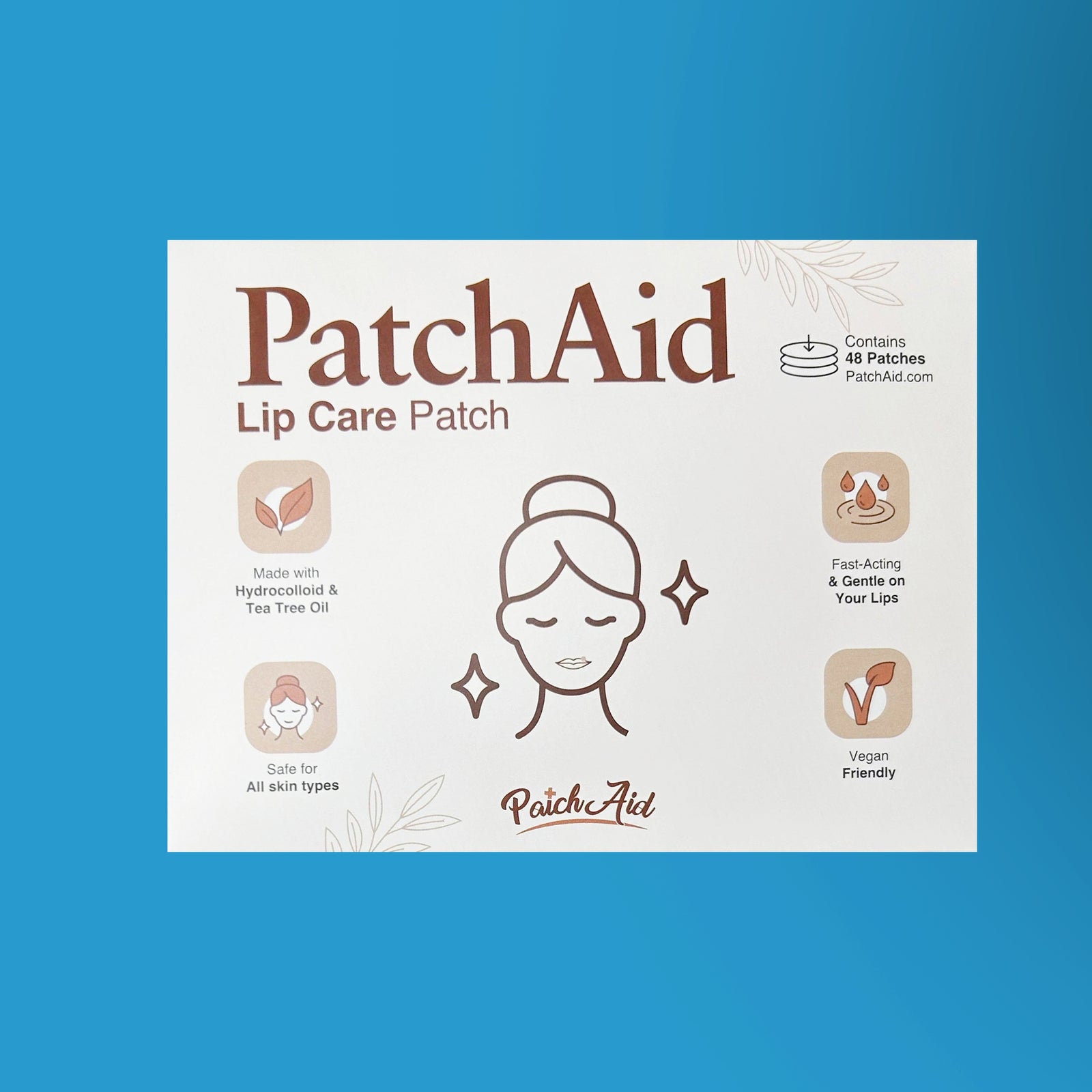 Lip Care Patch – 48 Hydrocolloid Patches with Tea Tree Oil