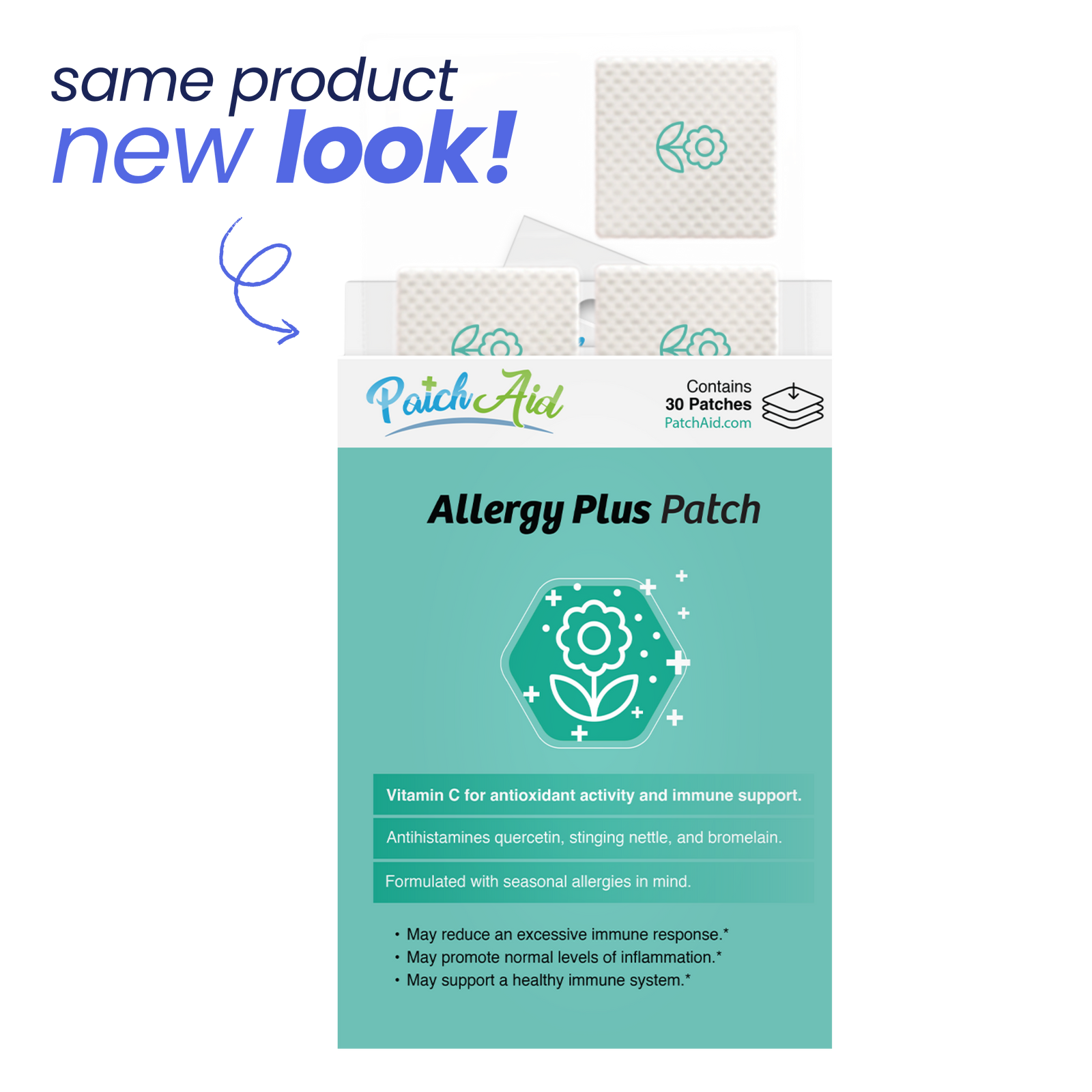 Allergy Plus Patch, same product new look!