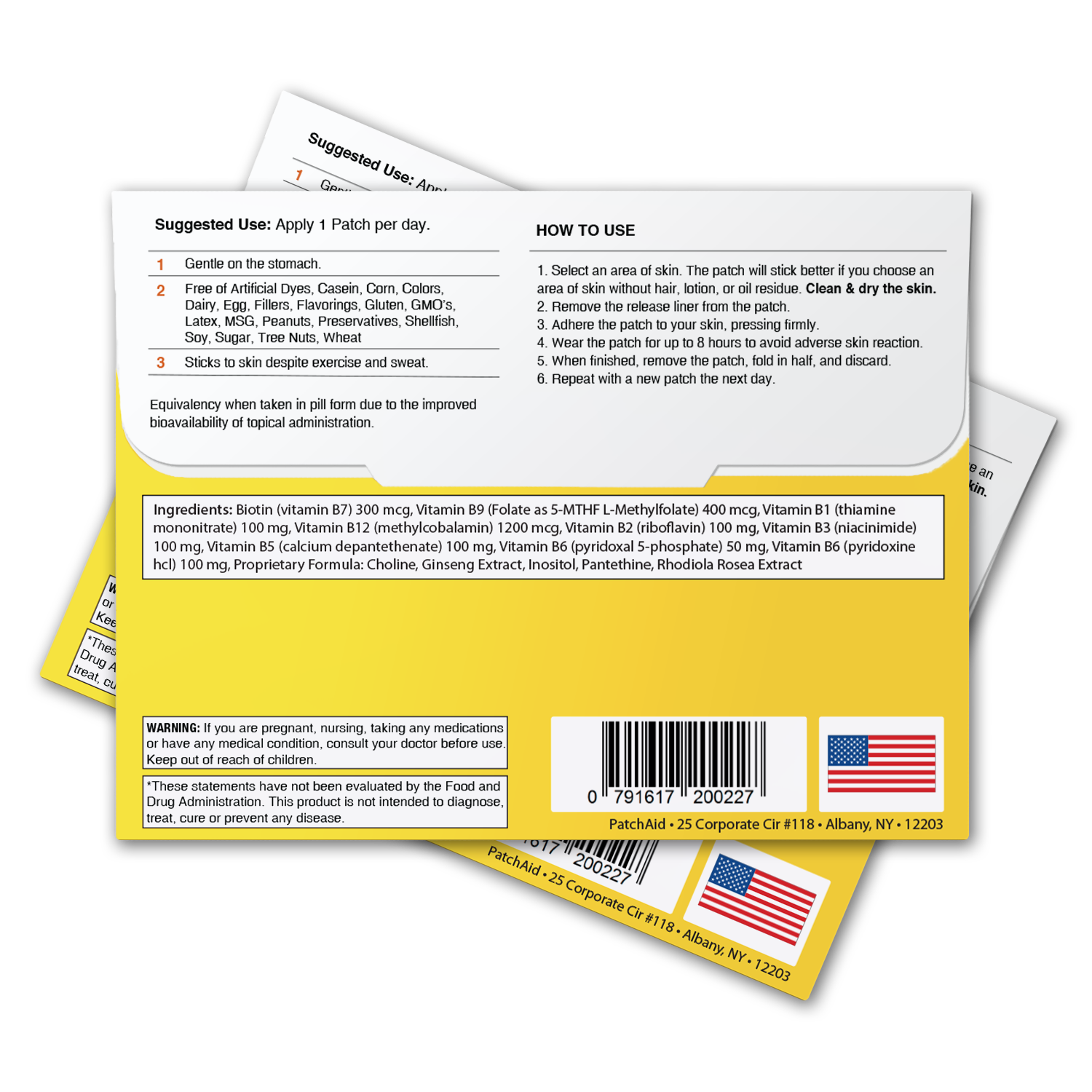 Duodenal Switch Vitamin Patch Pack