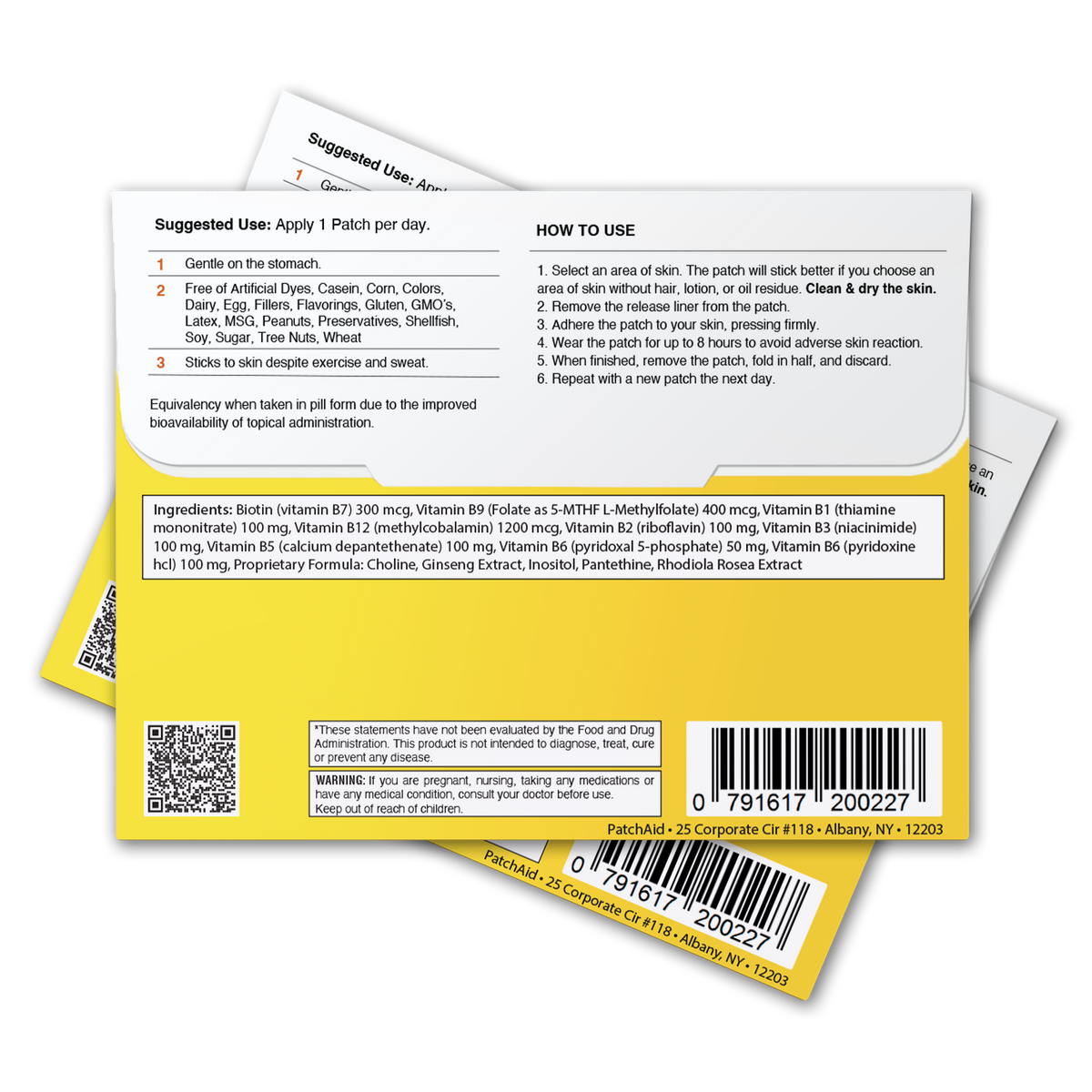 Gastric Bypass Surgery Vitamin Patch Pack