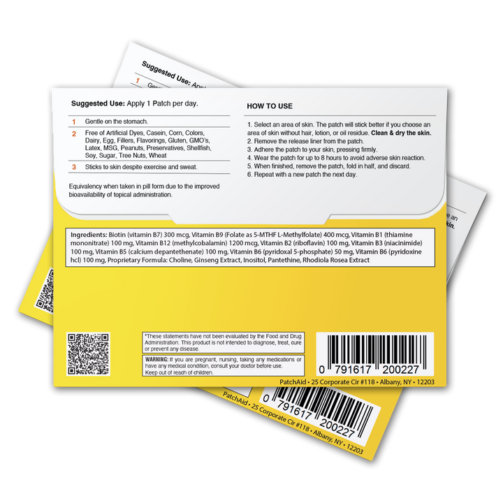 Gastric Bypass Surgery Vitamin Patch Pack