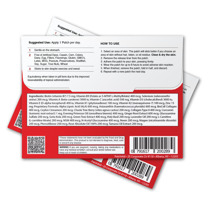 Strong Body Inside and Out Vitamin Patch Pack