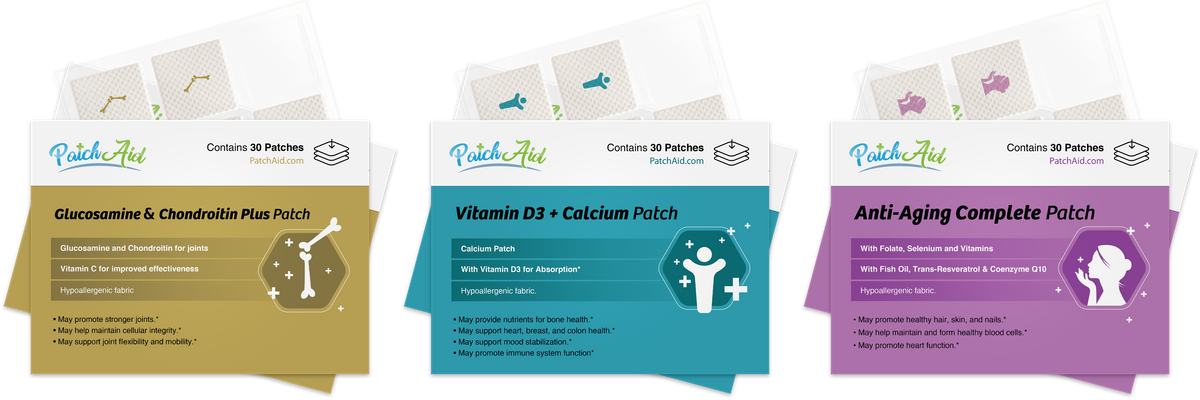 Bone and Joint Support Vitamin Patch Pack