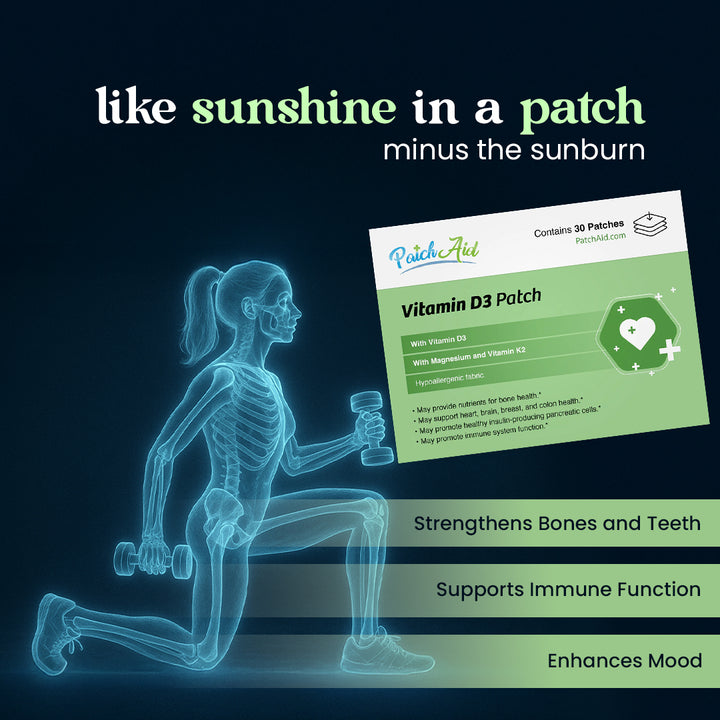 Vitamin D3 with K2 Vitamin Patch