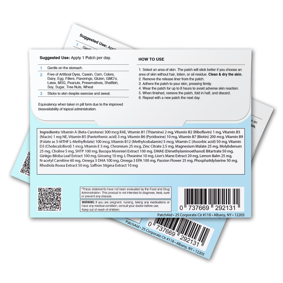 Focus and Clarity Vitamin Patch