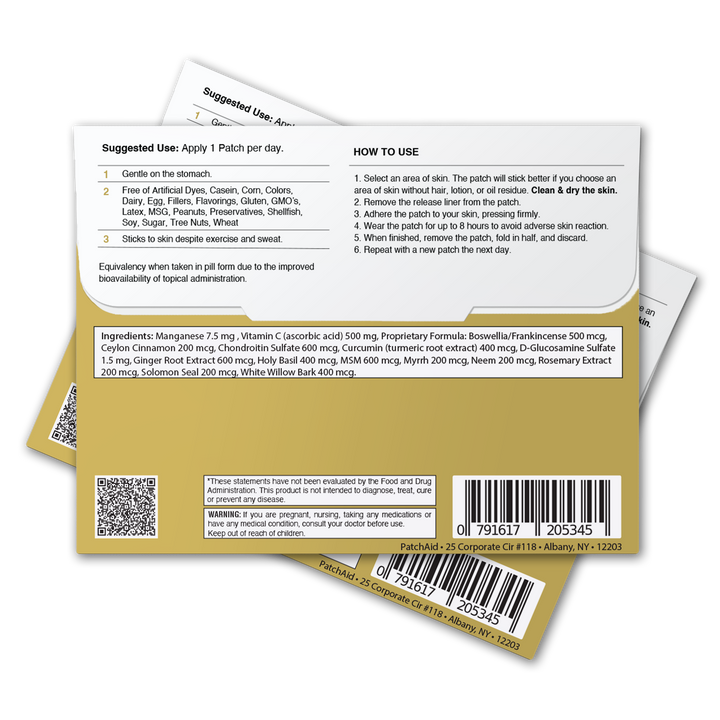 Strong Body Inside and Out Vitamin Patch Pack