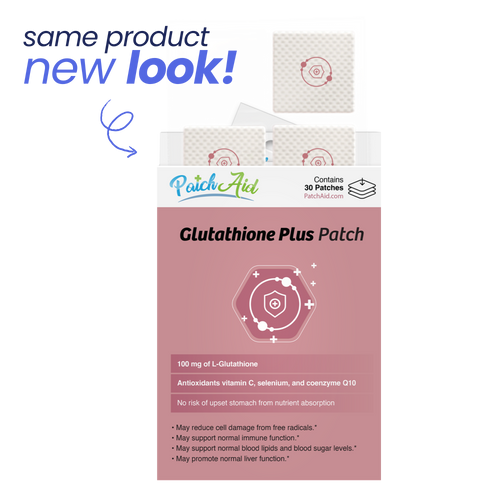 New vertical package for Glutathione Plus Patch