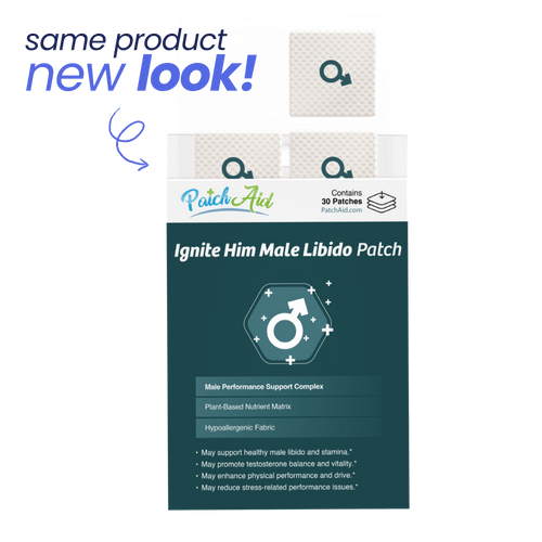 Same product, new look - male libido support.