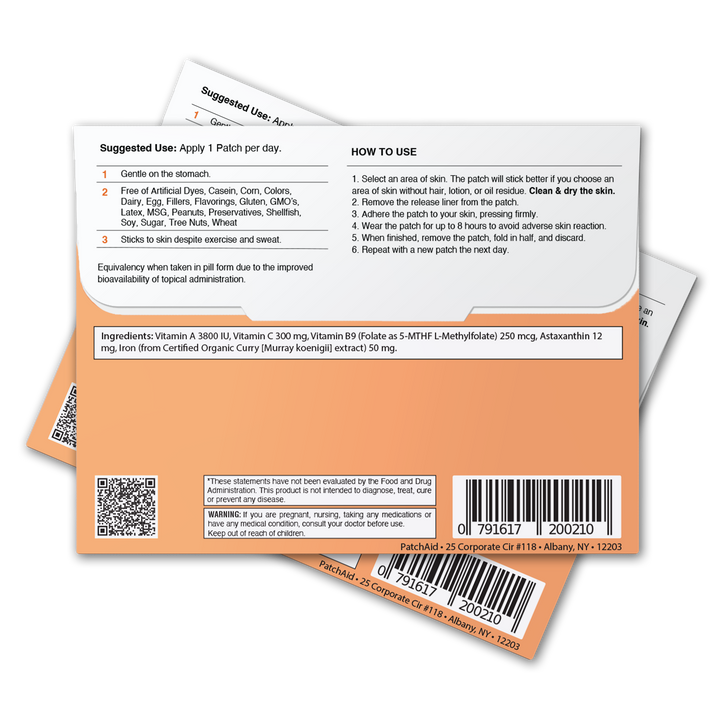 Gastric Bypass Surgery Vitamin Patch Pack
