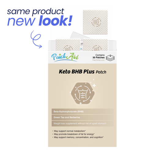 Keto BHB Plus Patch - same product, new look