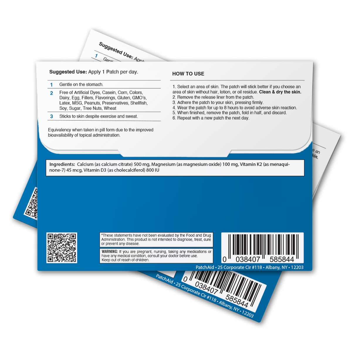 Kids Vitamin D3/Calcium Patch