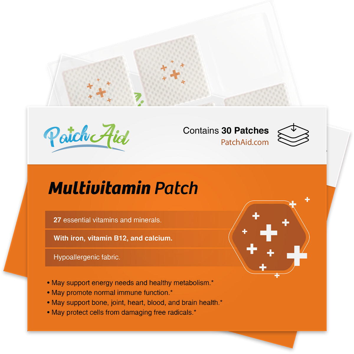 Multivitamin Plus Topical Vitamin Patch