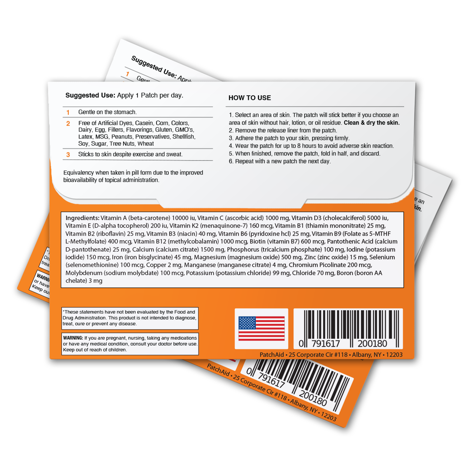 Duodenal Switch Vitamin Patch Pack