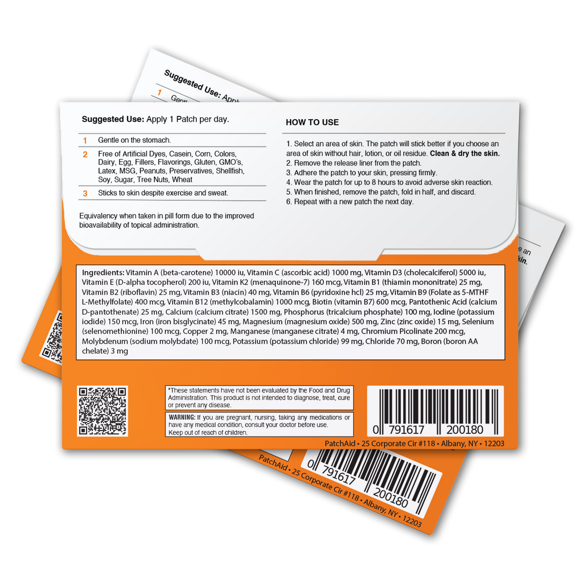 Duodenal Switch Vitamin Patch Pack