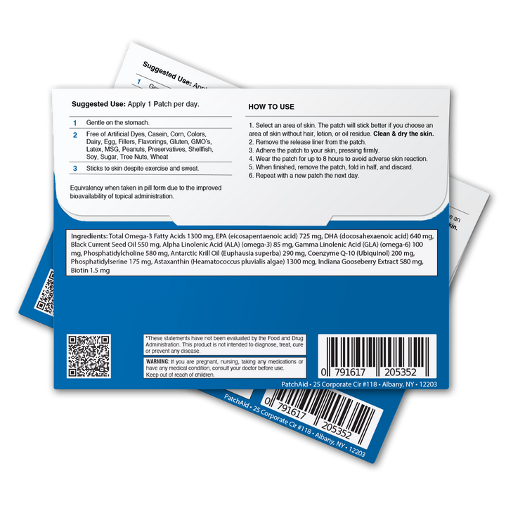 Blood Sugar Support Vitamin Patch Pack