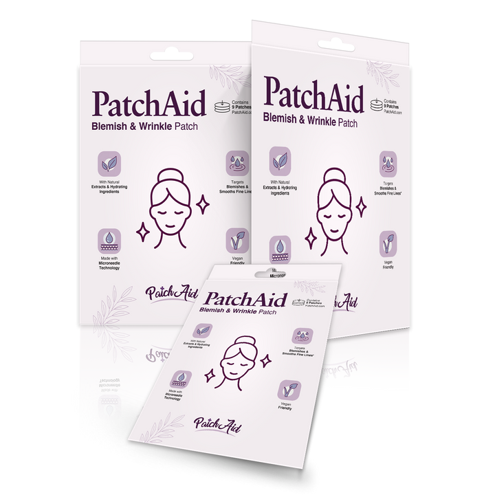 Microneedle Blemish Patch – 9 Patches with Salicylic Acid and Tea Tree Oil