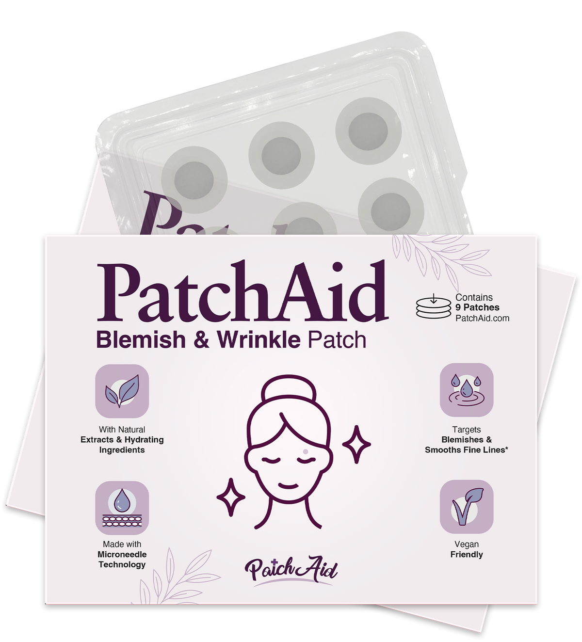 Microneedle Blemish Patch – 9 Patches with Salicylic Acid and Tea Tree Oil