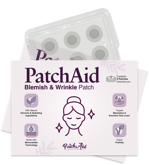 Microneedle Blemish Patch – 9 Patches with Salicylic Acid and Tea Tree Oil