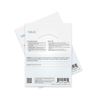 A product packaging for PatchAid, featuring instructions on how to use a skin patch, highlighting benefits like skin sensitivity and natural ingredients, with cautionary notes at the bottom.