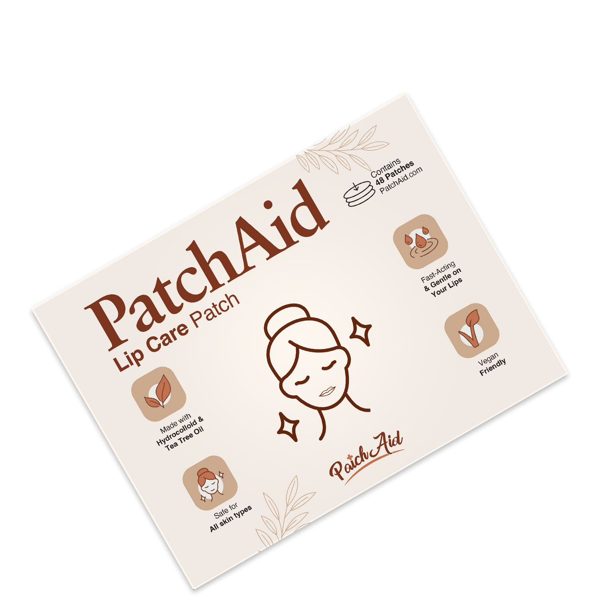 Lip Care Patch – 48 Hydrocolloid Patches with Tea Tree Oil