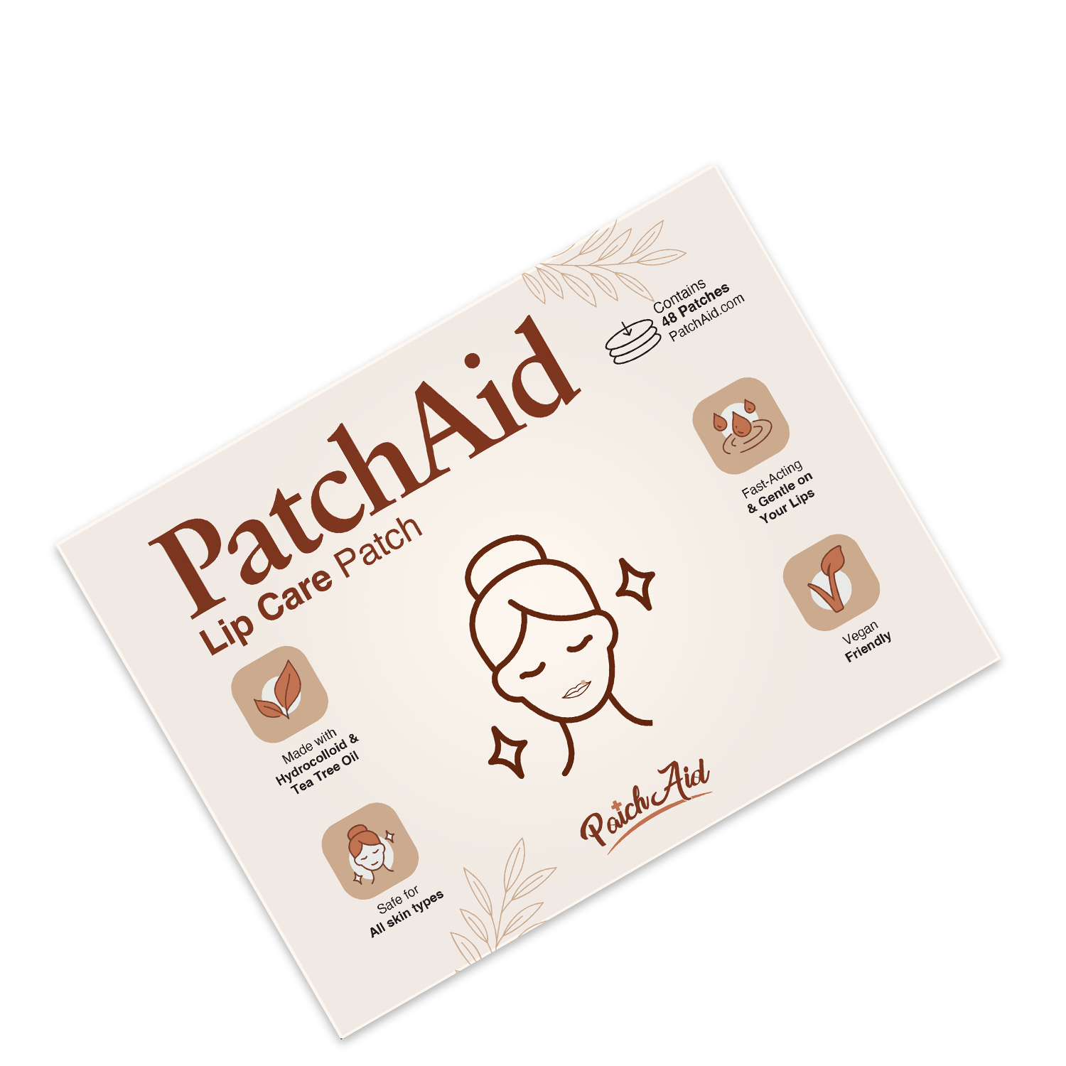 Lip Care Patch – 48 Hydrocolloid Patches with Tea Tree Oil