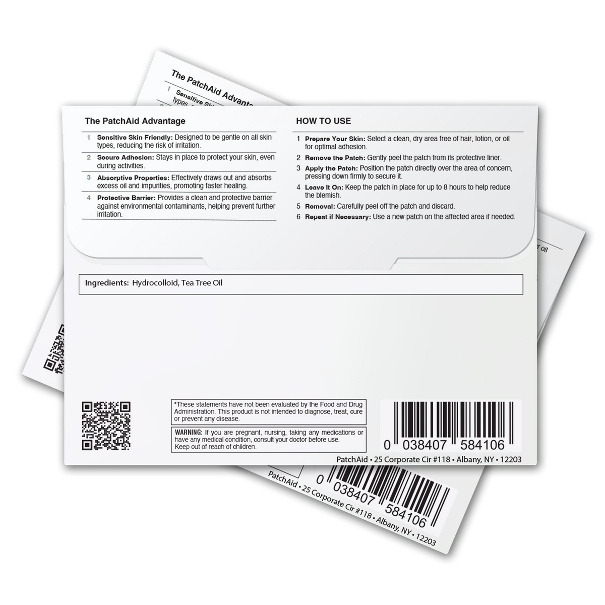 Pimple Patch Multi-Size Pack – 105 Hydrocolloid Patches in 5 Sizes with Tea Tree Oil