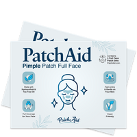 Pimple Patch Full Face – 15 Hydrocolloid Patches for Chin, Cheeks, Nose and Forehead