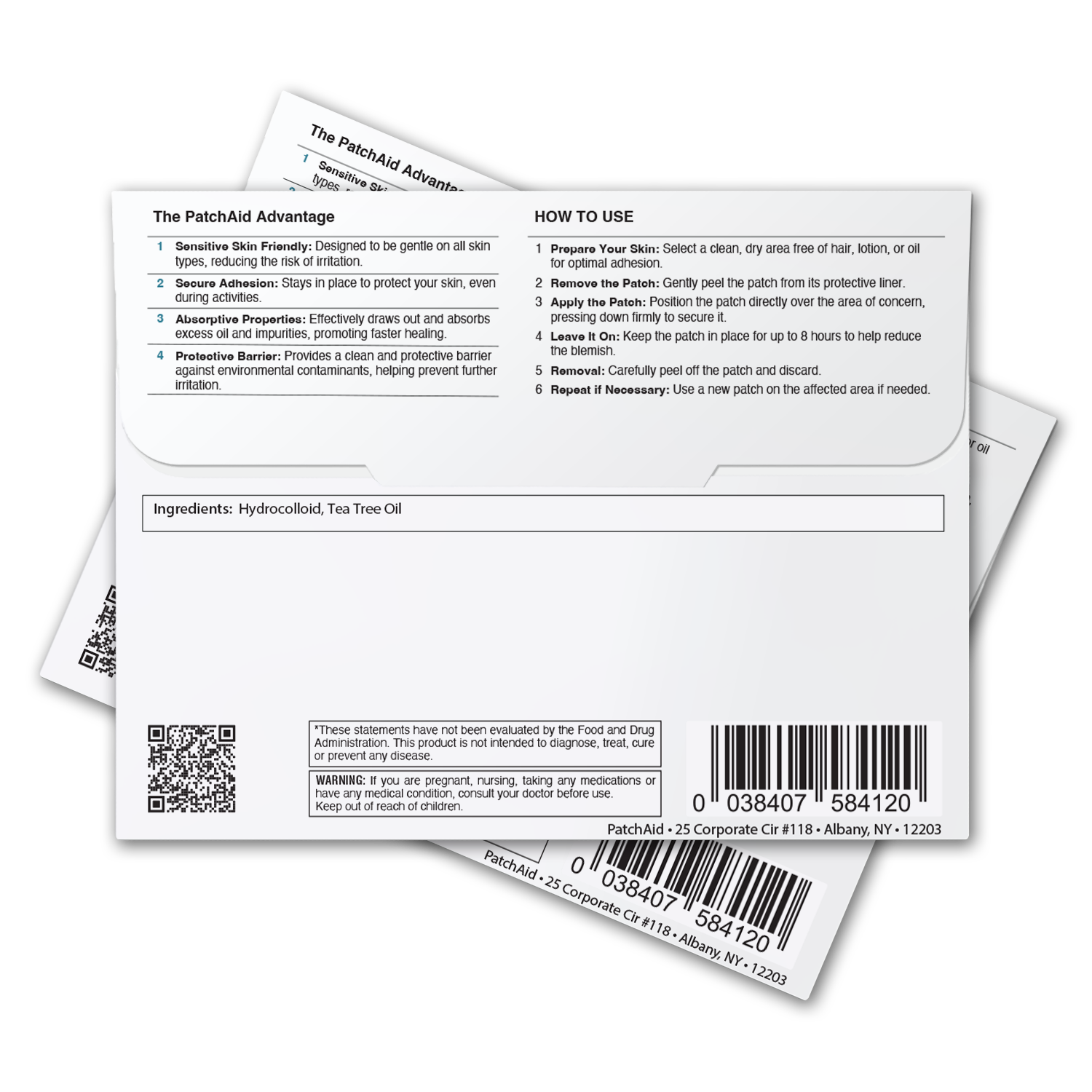 Pimple Patch Ultra – 48 Invisible Hydrocolloid Patches with Tapered Edges