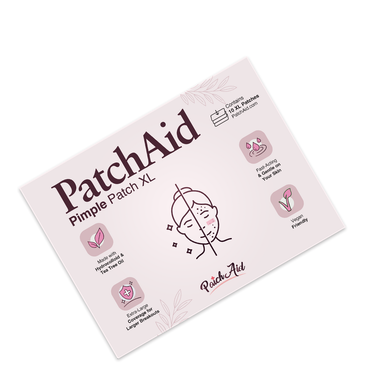 Pimple Patch XL – 10 Extra-Large Hydrocolloid Patches for Face and Body