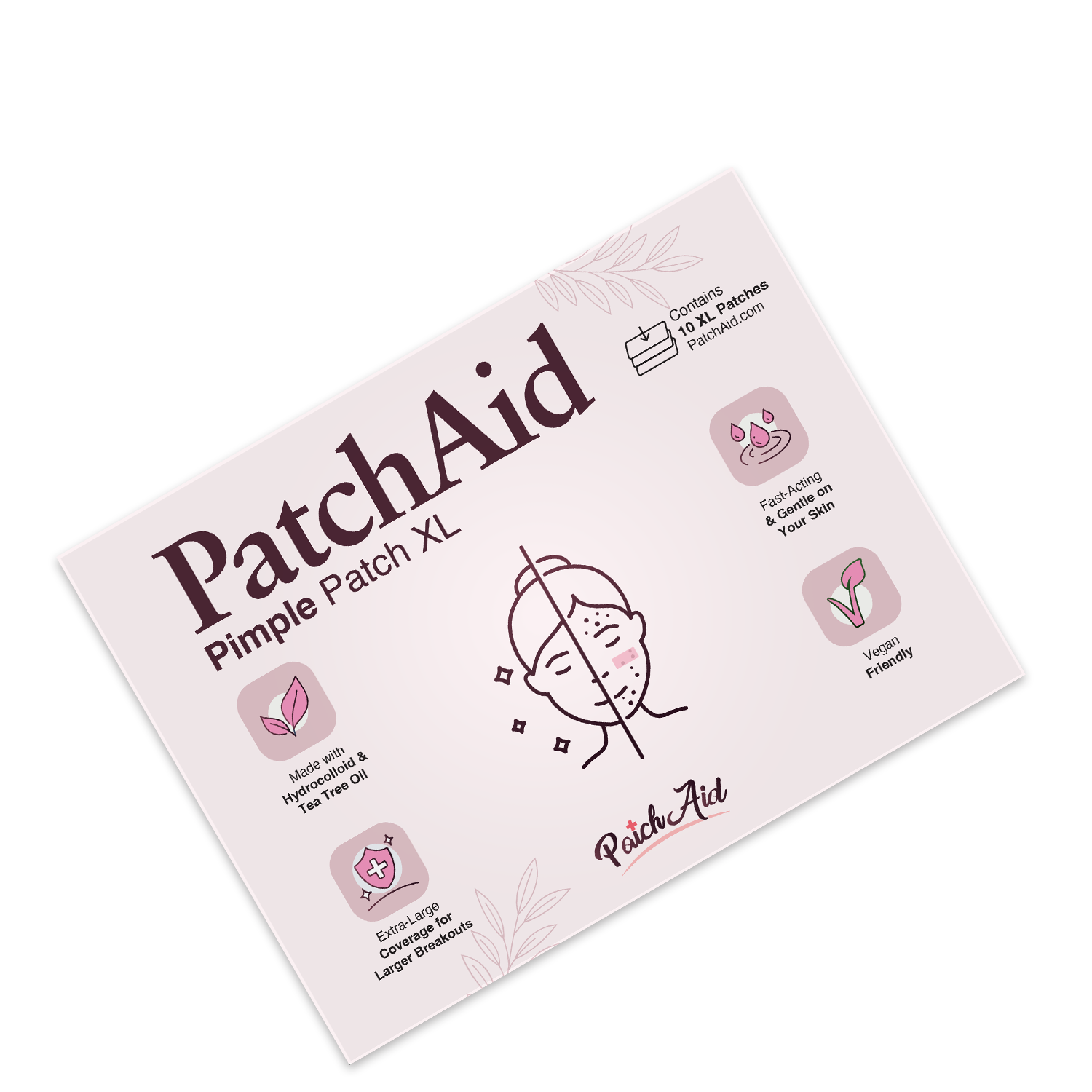Pimple Patch XL – 10 Extra-Large Hydrocolloid Patches for
