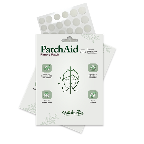 Patch anti-boutons tailles multiples – 105 patchs hydrocolloïdes en 5 tailles avec huile d'arbre à thé