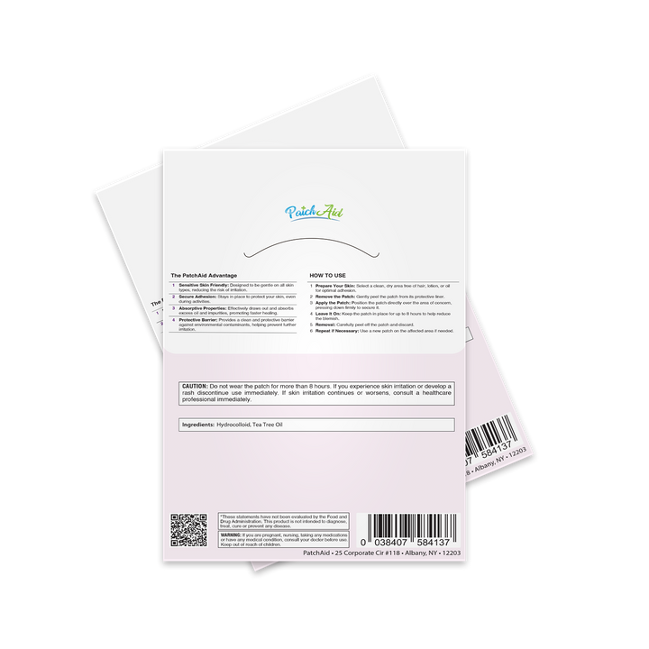 Pimple Patch Stars – 144 Multicolored Hydrocolloid Patches in 2 Sizes with Tea Tree Oil