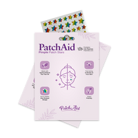 Pimple Patch Stars – 144 Multicolored Hydrocolloid Patches in 2 Sizes with Tea Tree Oil