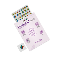 Pimple Patch Stars – 144 Multicolored Hydrocolloid Patches in 2 Sizes with Tea Tree Oil