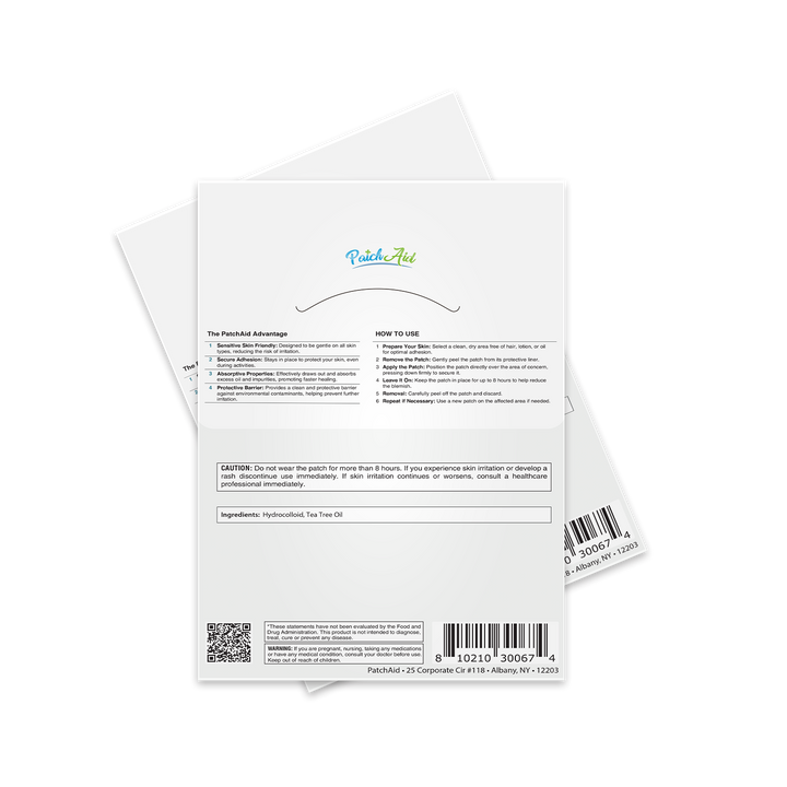 Pimple Patch Ultra – 48 Invisible Hydrocolloid Patches with Tapered Edges