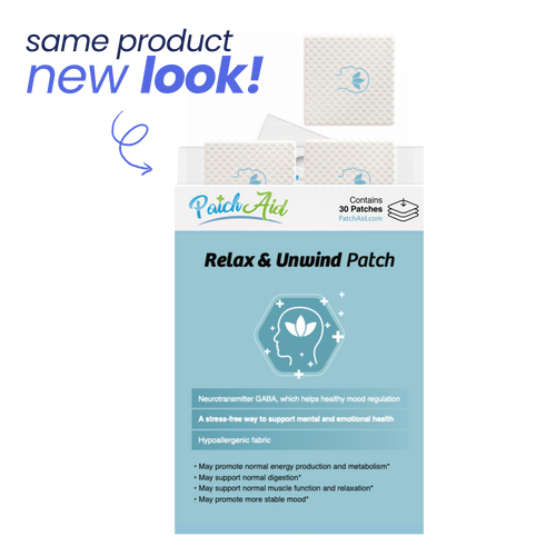 Same product, new look - Relax & Unwind Patch