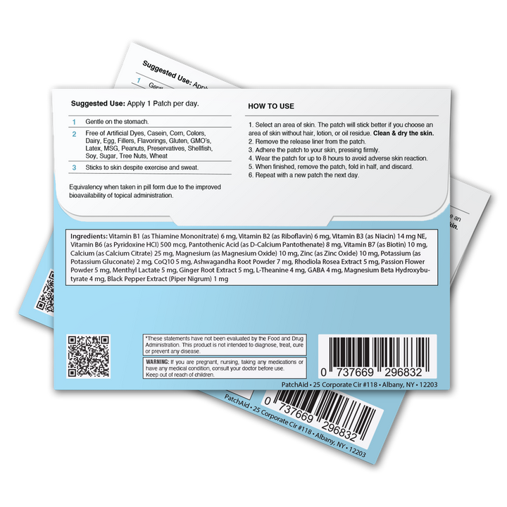 Stress & Mood Support Patch Pack