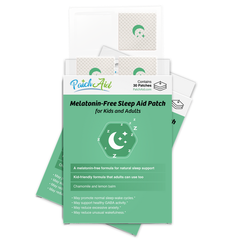Melatonin-Free Sleep Aid Topical Patch for Kids and Adults