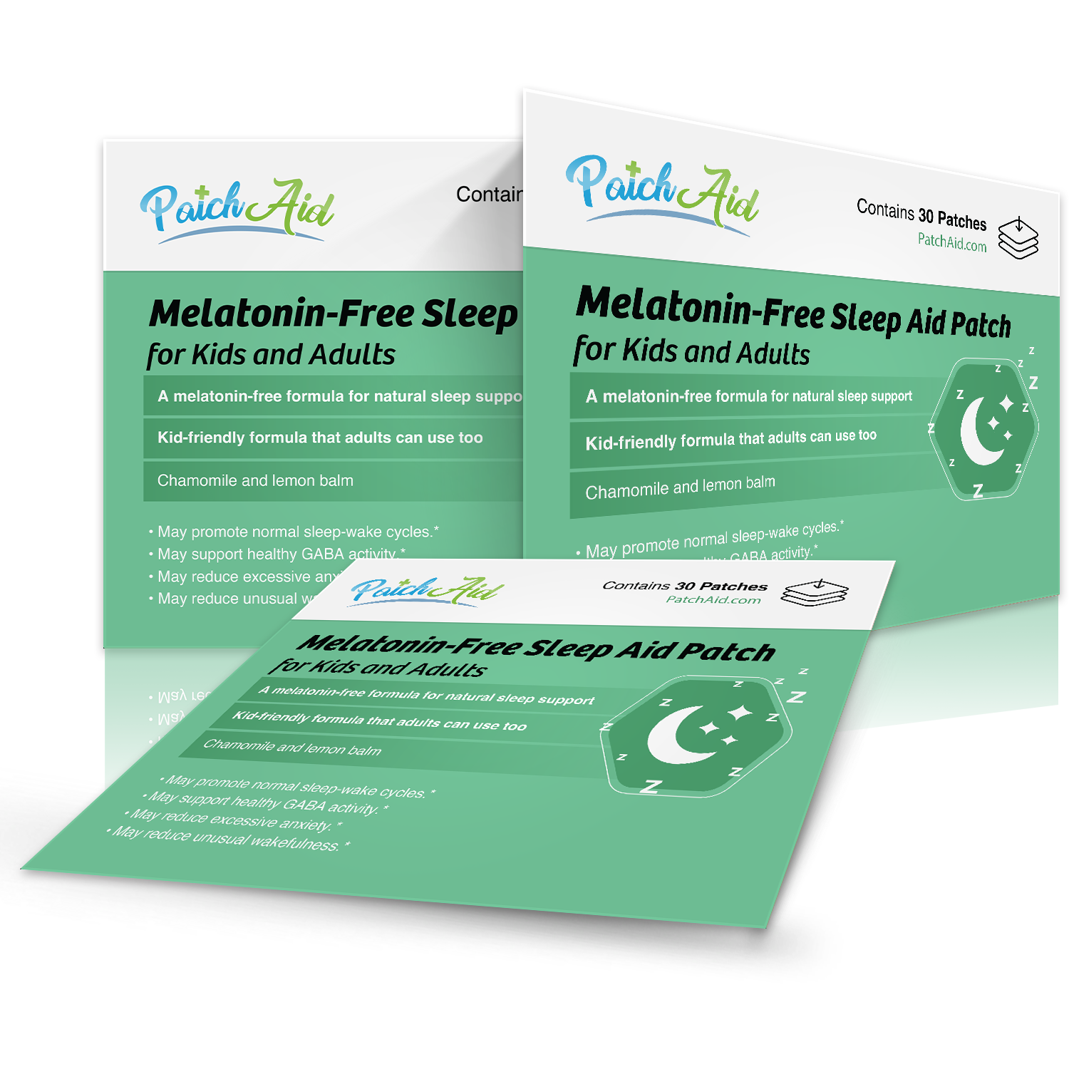 Melatonin-Free Sleep Aid Topical Patch for Kids and Adults