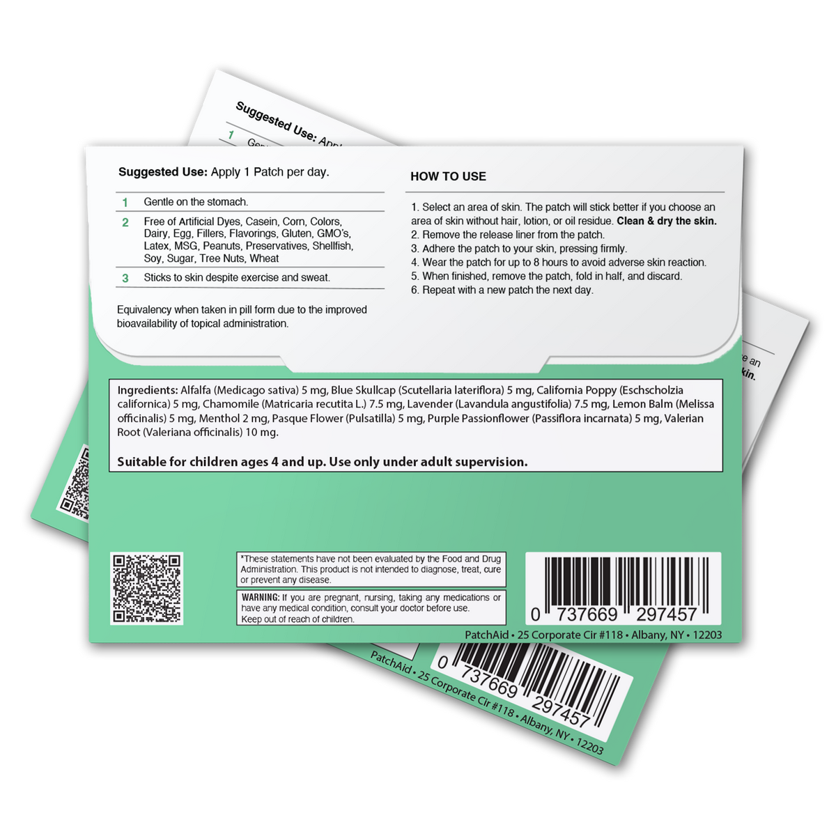 Melatonin-Free Sleep Aid Topical Patch for Kids and Adults