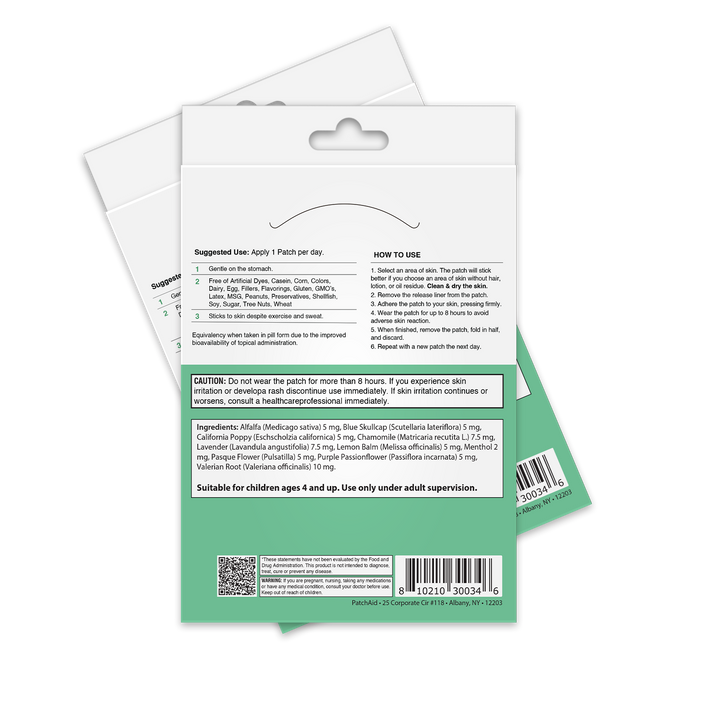 Melatonin-Free Sleep Aid Patch for Kids and Adults