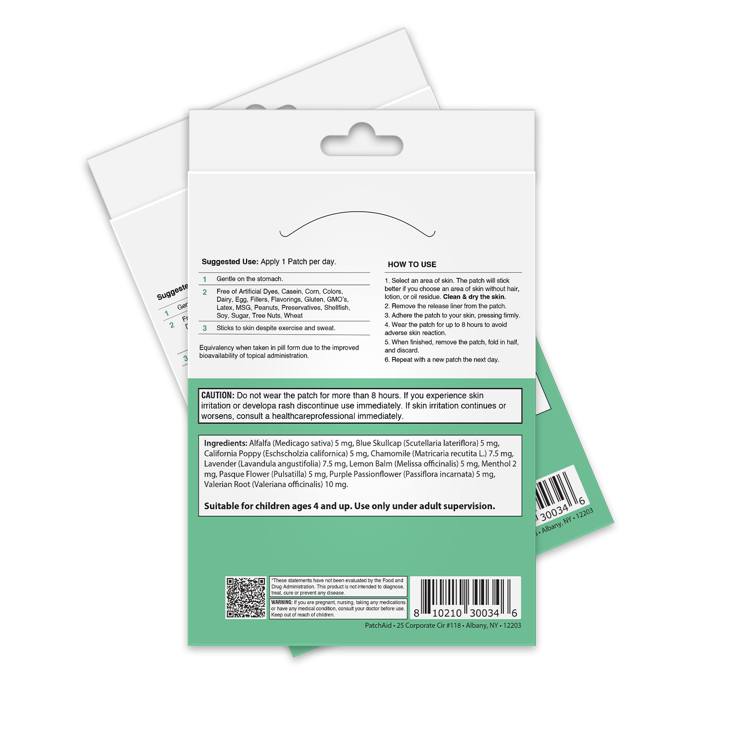 Melatonin-Free Sleep Aid Topical Patch for Kids and Adults