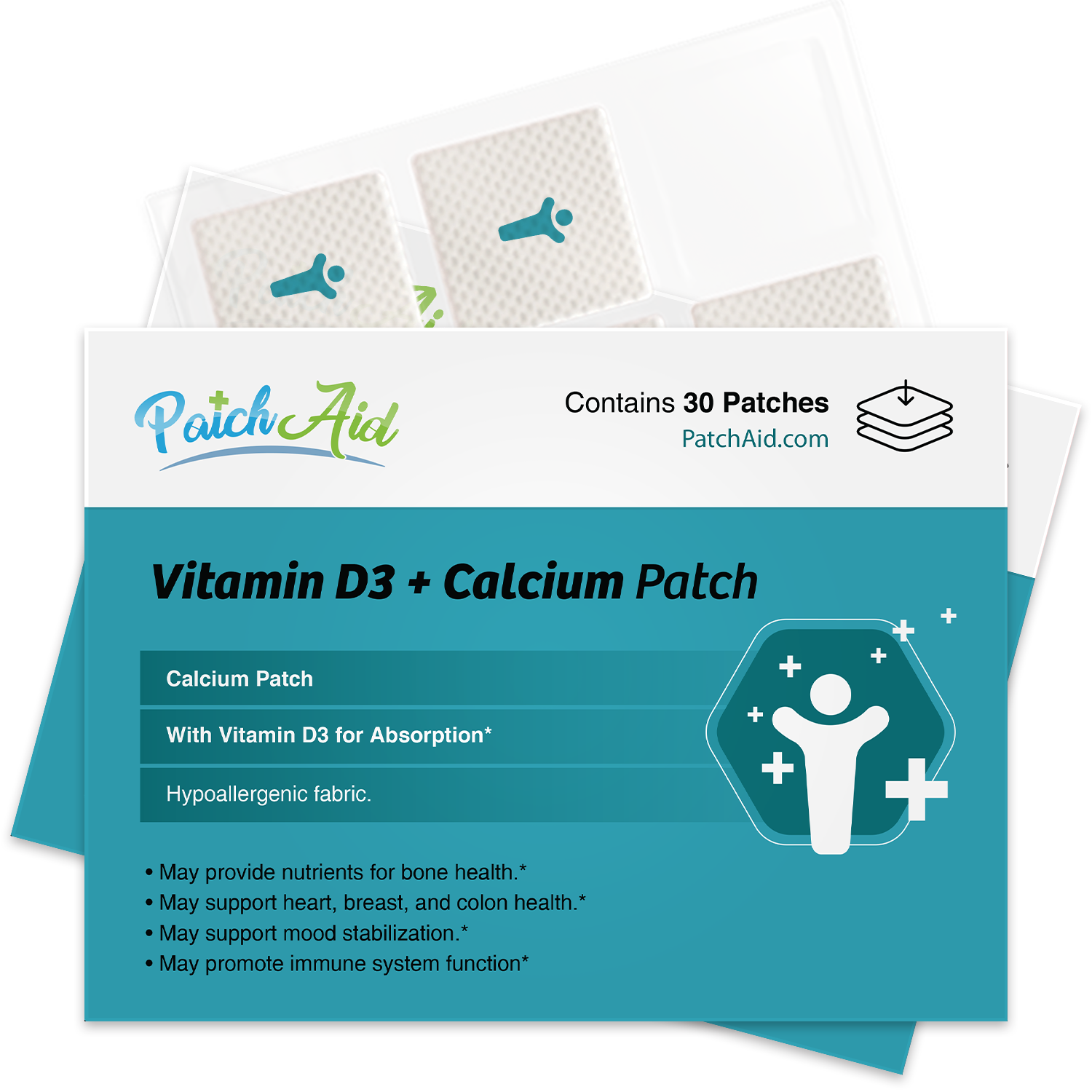 Vitamin D3/Calcium Vitamin Patch