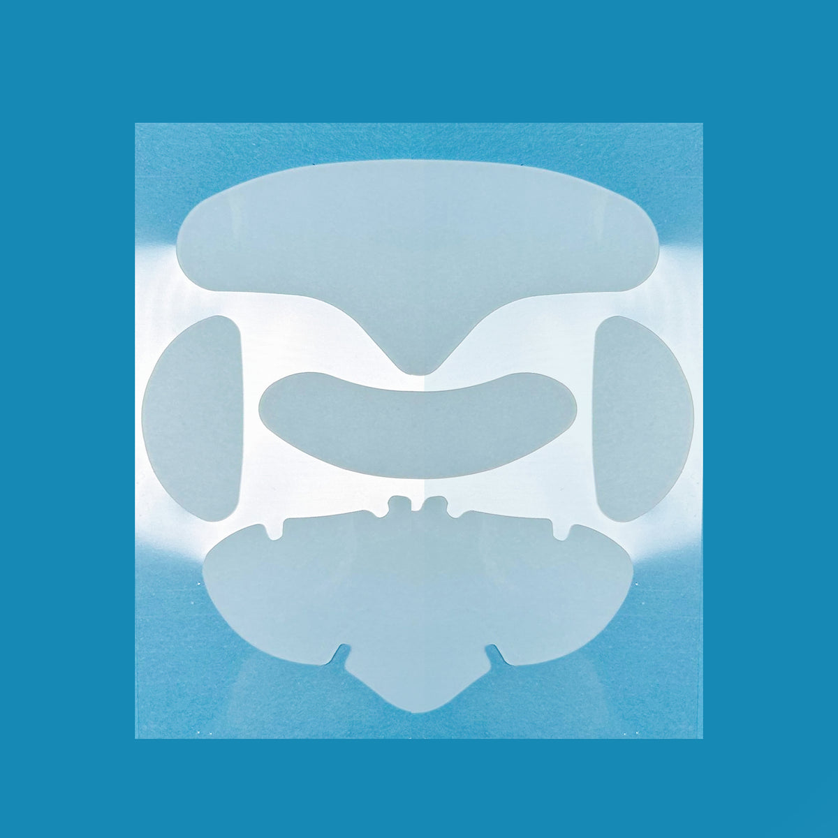 Pimple Patch Full Face – 15 Hydrocolloid Patches for Chin, Cheeks, Nose and Forehead