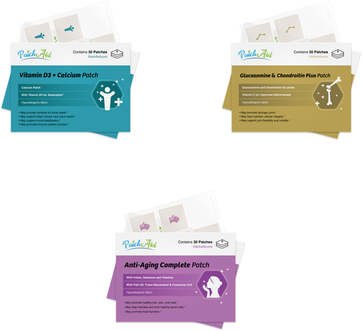 Bone and Joint Support Vitamin Patch Pack