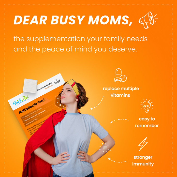 Multivitamin Plus Topical Vitamin Patch